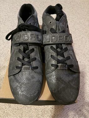 New!  Men's Black Textured High-Top Sneakers AH by Android Sz 13